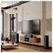 DALI Sonik 5 Floorstanding Speakers (Pair), Black Ash - Lifestyle