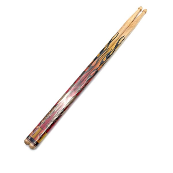Hot Sticks 7A Wood Tip Artisticks, Red Flame