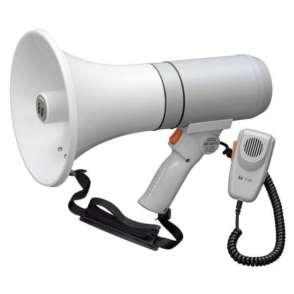 TOA ER-3215 Handheld Megaphone with Coil Mic, Grey