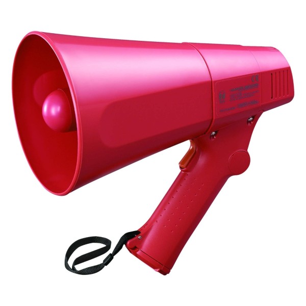 TOA ER-520S Handheld Megaphone with Siren, Red at Gear4music