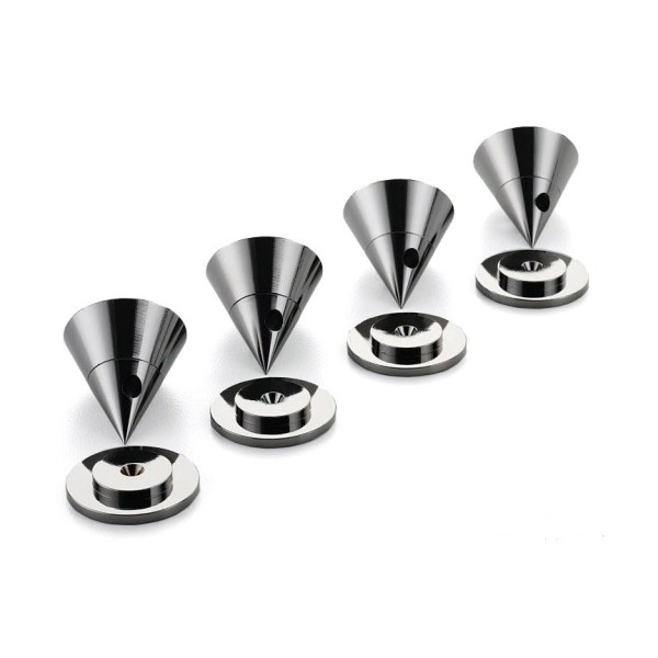 DALI Adjustable Chrome Isolation Cones (Pack Of 4)