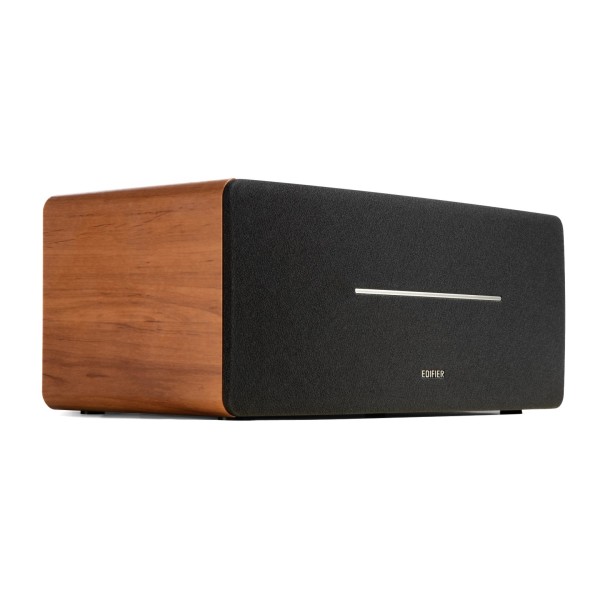 Edifier D12 2.1 Stereo Bluetooth Speaker, Brown - Side angle