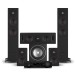 JBL MA710 AV Receiver & DALI Sonik 5 5.1 Speaker Package, Black Ash - Full Package