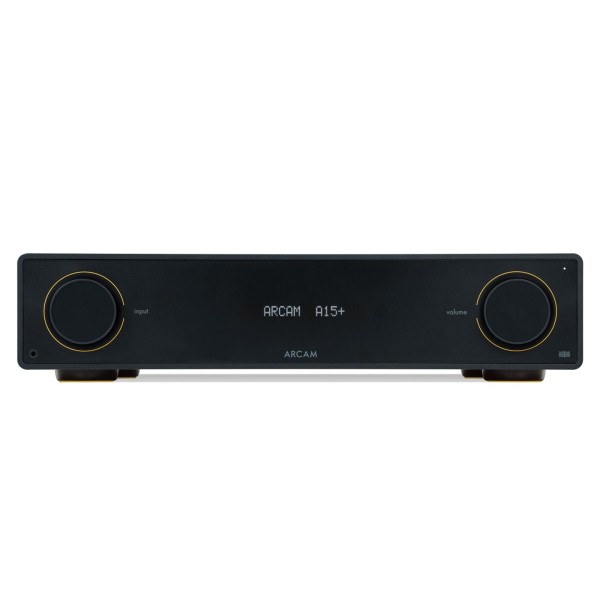 Arcam A15+ Integrated Amplifier with Bluetooth and Auracast - front 