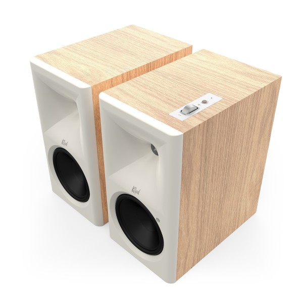 Klipsch The Sevens II Active Hi-Fi Speakers, Red Oak -min 