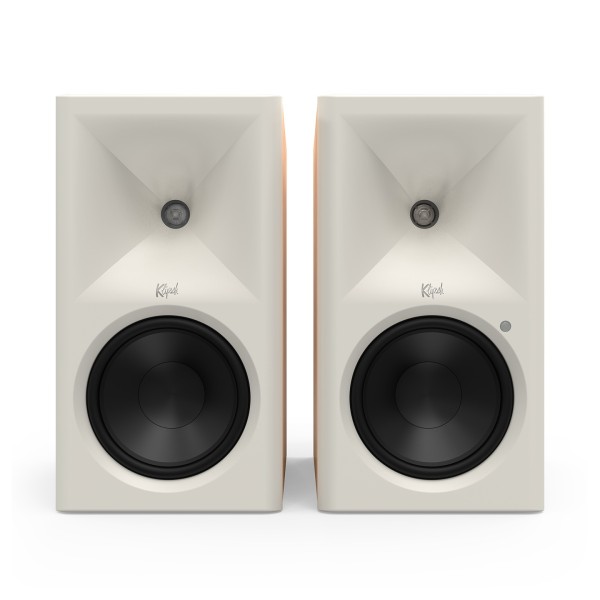 Klipsch The Sevens II Active Hi-Fi Speakers, Red Oak - front 
