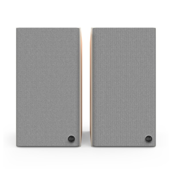 Klipsch The Sevens II Active Hi-Fi Speakers, Red Oak - grille 