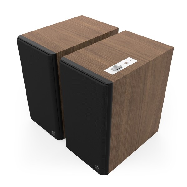 Klipsch The Sevens II Active Hi-Fi Speakers, Walnut - grilel mai n