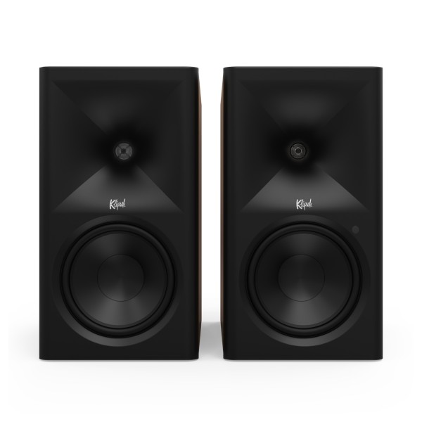 Klipsch The Sevens II Active Hi-Fi Speakers, Walnut - front 