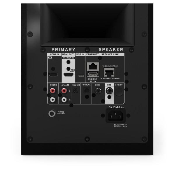 Klipsch The Sevens II Active Hi-Fi Speakers, Ebony - termainla s