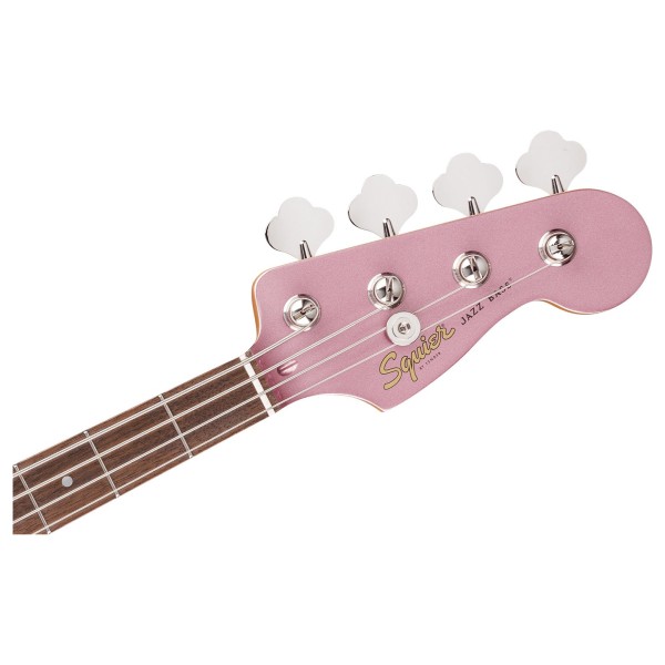 Squier FSR Classic Vibe 60s Jazz Bass LRL, Burgundy Mist - headstock