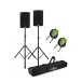 Alto Professional TX410 10 Active PA Speaker Bundle with Stands and Cables