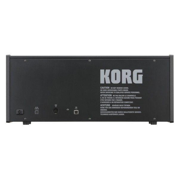 Korg MS-20 Mini Monophonic Analog Synthesizer With Decksaver - Rear