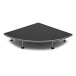 1m x 1m Portable Stage Kit by Gear4music, 20cm