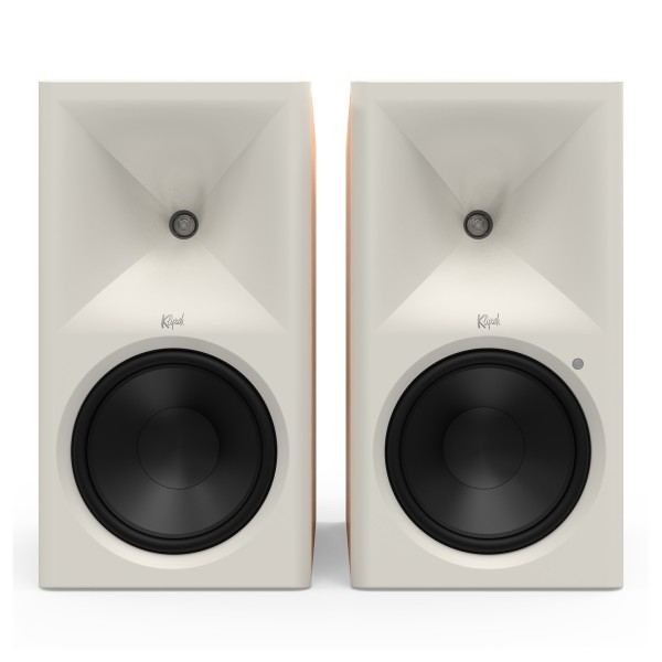 Klipsch The Nines II Active Hi-Fi Speakers, Red Oak - front 