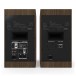 Klipsch The Nines II Active Hi-Fi Speakers, Walnut - rear 