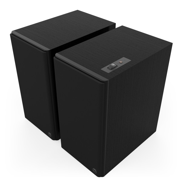 Klipsch The Nines II Active Hi-Fi Speakers, Ebony - grille 