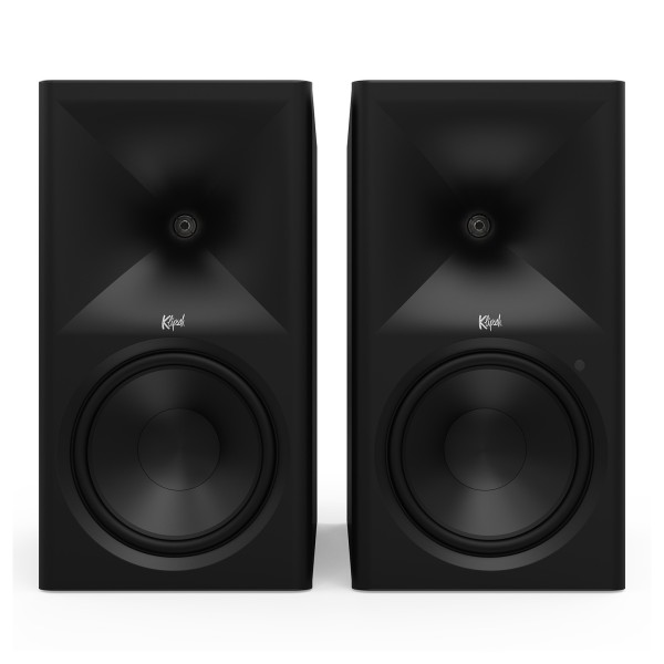 Klipsch The Nines II Active Hi-Fi Speakers, Ebony - front 