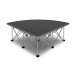 Quarter Circle Portable Stage Kit by Gear4music