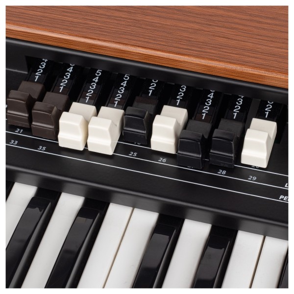 Crumar DK61 Waterfull MIDI Organ - Drawbars Detail