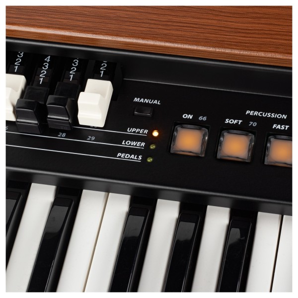 Crumar DK61 61-Key Waterfall MIDI Controller for Organ Players - Detail 6