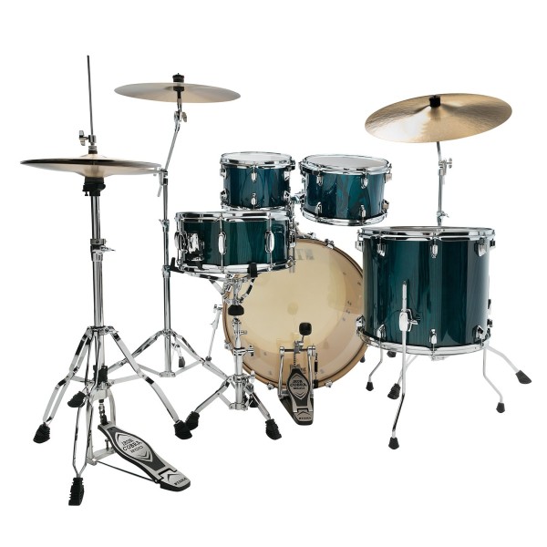 Tama Superstar Classic 22" 5pc Shell Pack, Gloss Sapphire Lacebark Pine