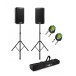Alto Professional TS410 10 Active PA Speaker Bundle with Stands and Cables