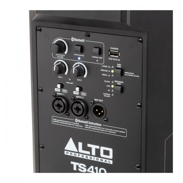 Alto Professional TS410 10 Active PA Speaker - IO