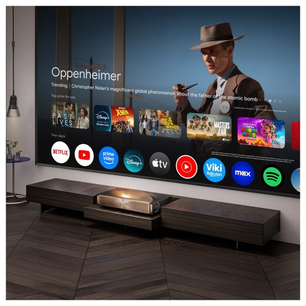 Hisense L9QTUK 4K UHD Triple Laser Ultra Short Throw Projector - lifestyle 2 