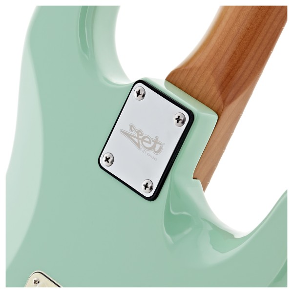 JET Guitars JS-300 Roasted Maple Left Handed, Sea Foam Green