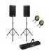 Alto Professional TS415 15 Active PA Speaker Bundle with Stands and Cables