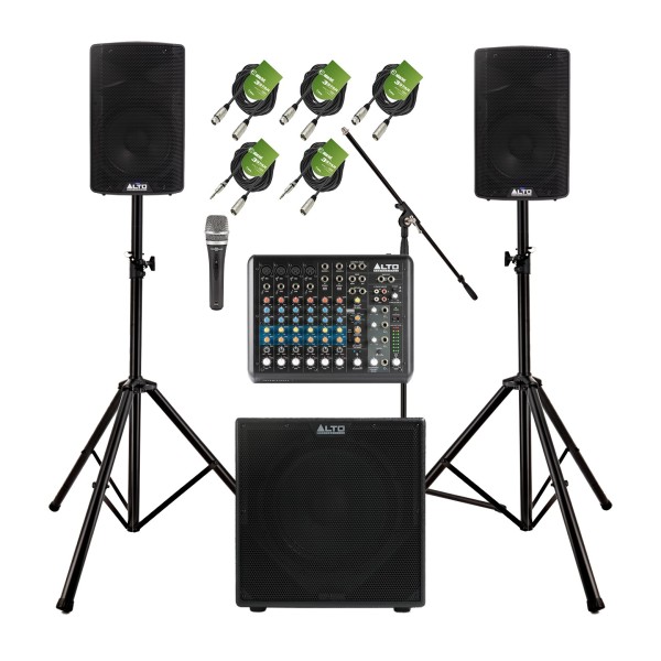 Alto Professional TX410 Complete PA System Bundle