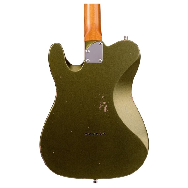 Patina PT-6 Relic, Sherwood Green Nitro - back of body