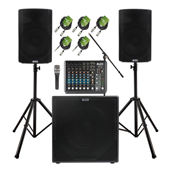Alto Professional TX415 Complete PA System Bundle