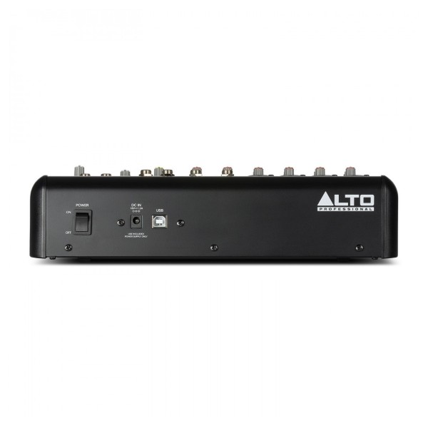Alto TRUEMIX 800FX 8-Channel Mixer with USB, Bluetooth and Multi FX - Rear