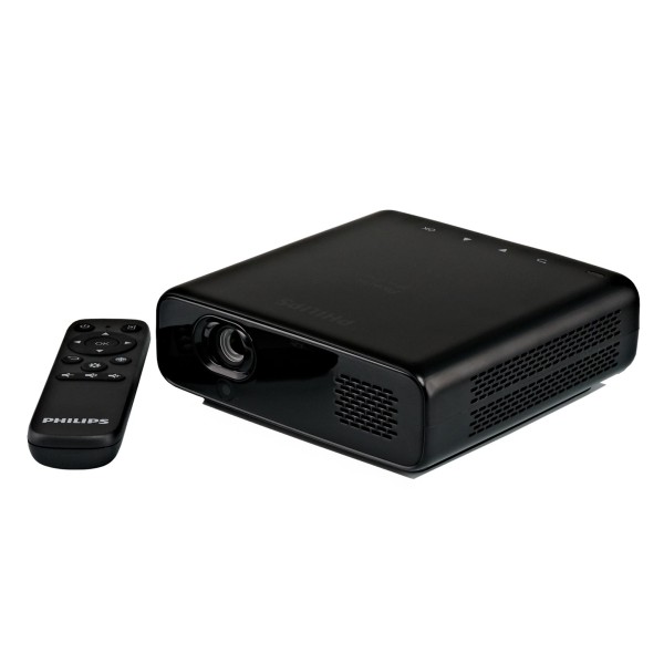Philips PicoPix Max One Full HD 1080p Compact Portable Projector - Projector with Remote Control