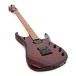 Music Man JP15 Flame Maple, Red Tide - angled