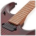Music Man JP15 Flame Maple, Red Tide - upper frets
