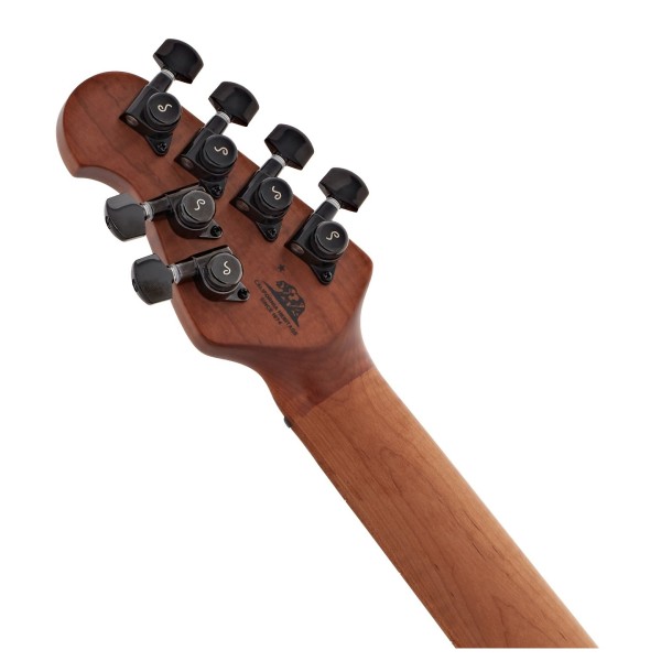 Music Man JP15 Flame Maple, Amber Waves - back of headstock
