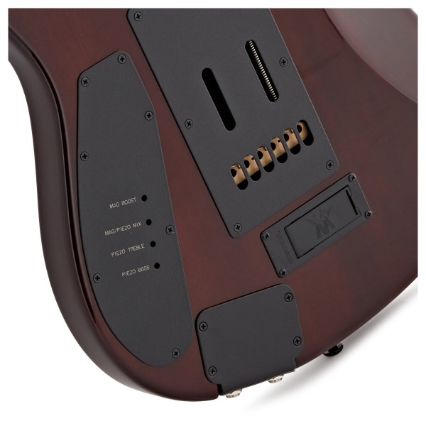Music Man JP15 Flame Maple, Amber Waves - back of body