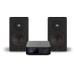WiiM Amp Ultra Amplifier & DALI Sonik 3 Bookshelf Speakers Hi-Fi Bundle, Black Ash - Bundle