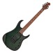 Music Man JP15 Quilted Maple, zielony Tiger Eye