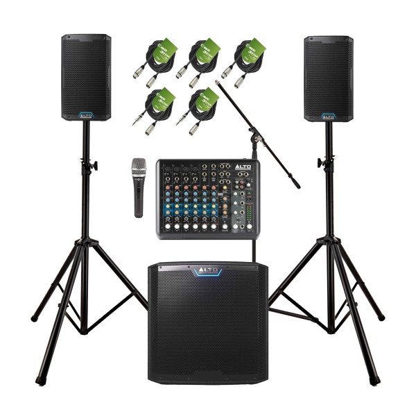 Alto Professional TS408 Complete PA System Bundle