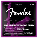 Fender Hendrix Voodoo Child Ball End NPS Guitar Strings, 10-38