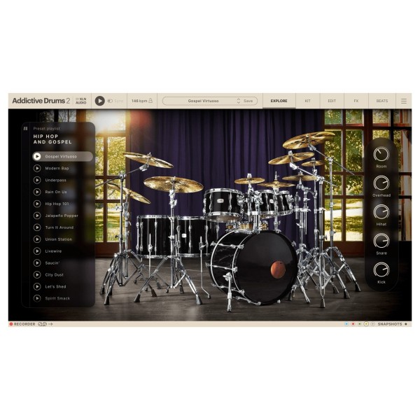 XLN Addictive Drums 2: Hip Hop and Gospel ADpak