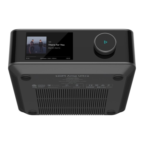 WiiM Amp Ultra Streaming Amplifier, Space Grey - Bottom