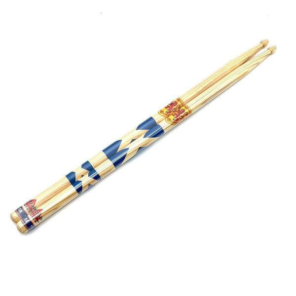 Hot Sticks 5A Wood Tip Artisticks, Scottish Flag