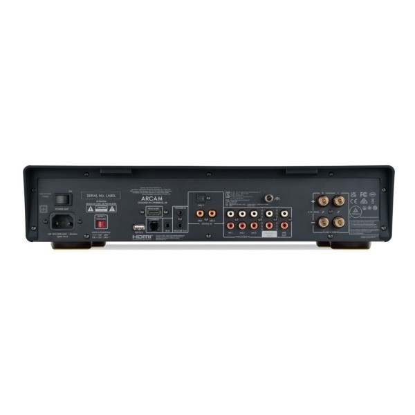 Arcam A15+ Integrated Amplifier with Bluetooth and Auracast - Rear