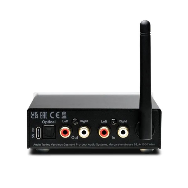 Pro-Ject Stream Box E multi-room and feature rich streamer, Black rear 