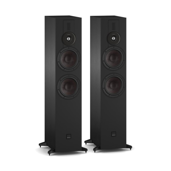 DALI Sonik 7 Floorstanding Speakers (Pair), Black Ash - Angled